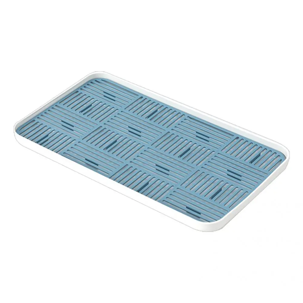 Self-draining  Durable Double Layer Self-draining Sink Tray PP Dish Drainer Thickness   for Home images - 6