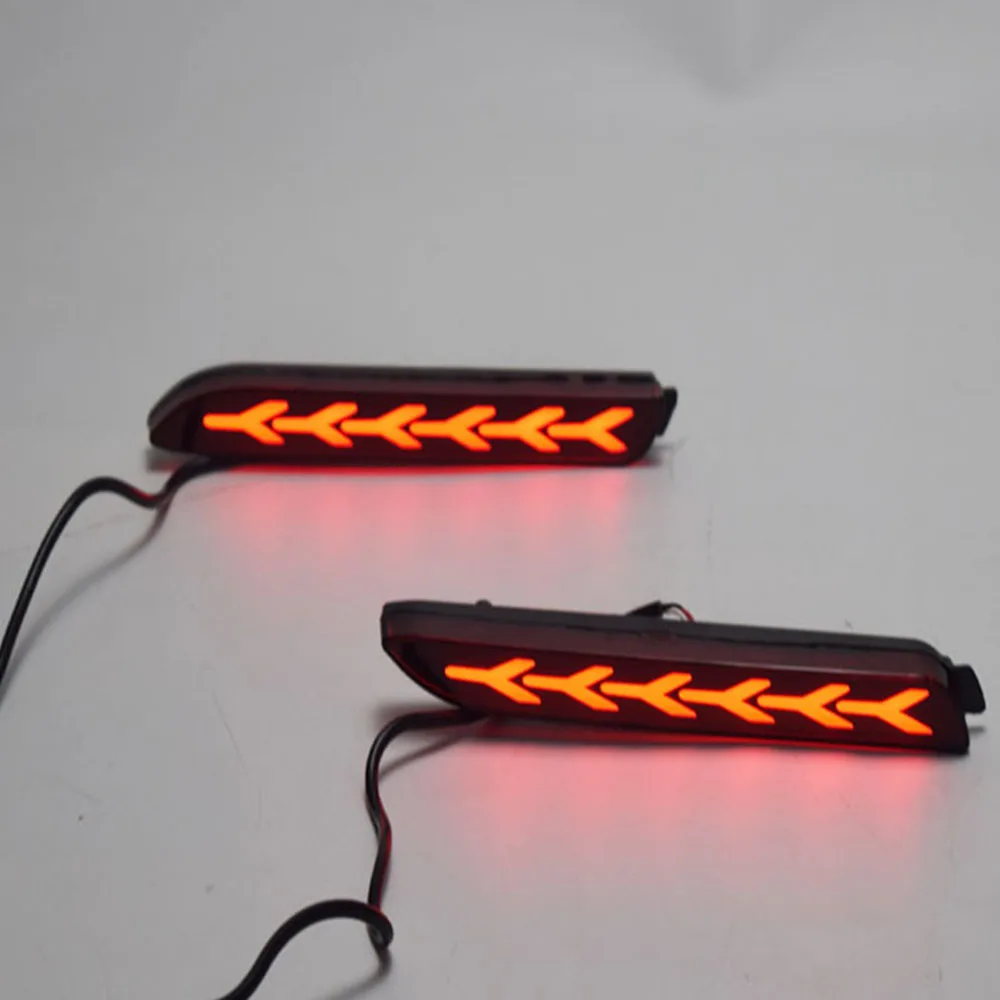 Автомобильные светодиодные дневные светильник ры ECAHAYAKU отражатель заднего