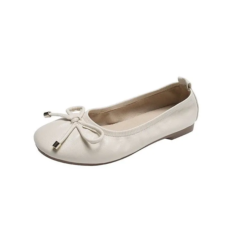 

2021 New Genuine Leather Spring Autumn Handmade Comfortable Shoes Women Loafers Soft Leather Women Flats Shoes