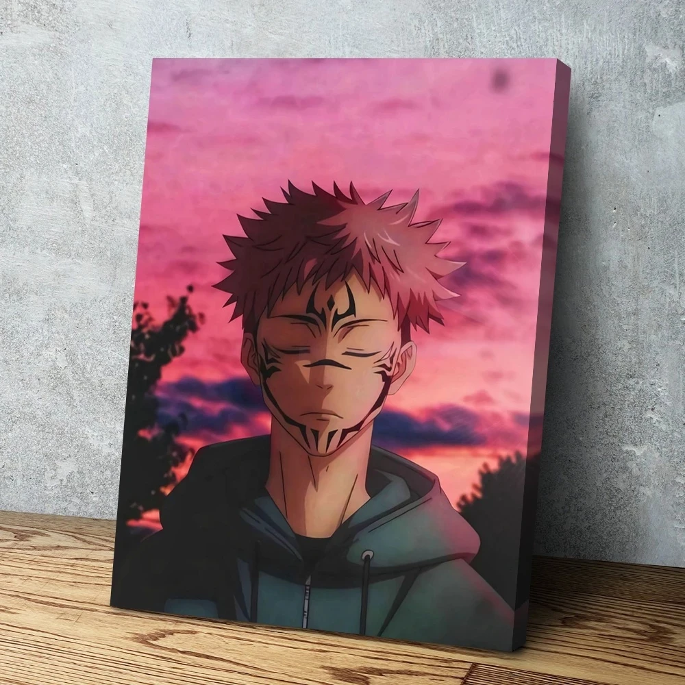 

Wall Art Jujutsu Kaisen Poster Yuji Itadori Canvas Paintings Home Decor HD Printed Pictures Modern For Bedroom Modular Framed
