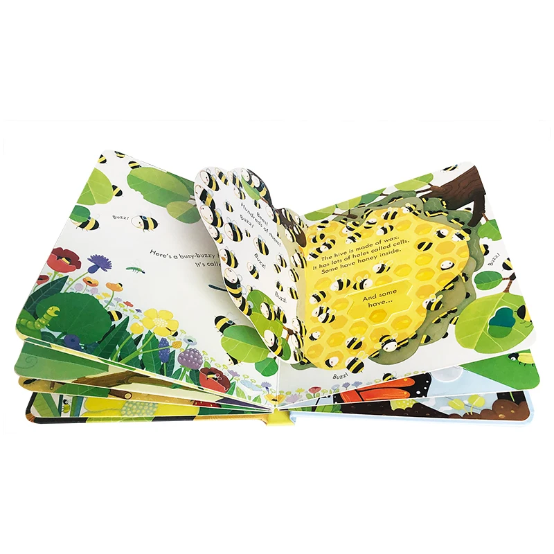 

Usborne Peep Inside Bug Homes Board Book Colouring English Activity Story Book for Kids