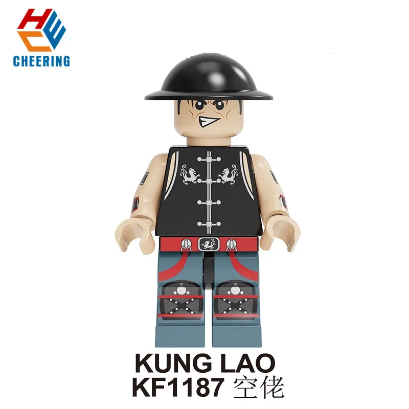 KF1187 Without Box Одиночная Строительные блоки Образование mmoral Kombat Baraka Jax Kitana Kung Lao Liu Kang фигурки Кирпичи игрушки для детей KF1190 - Цвет: KF1187 Without Box