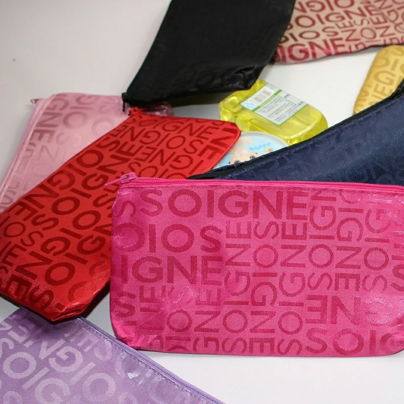 Женская портативная Милая многофункциональная косметичка на молнии для