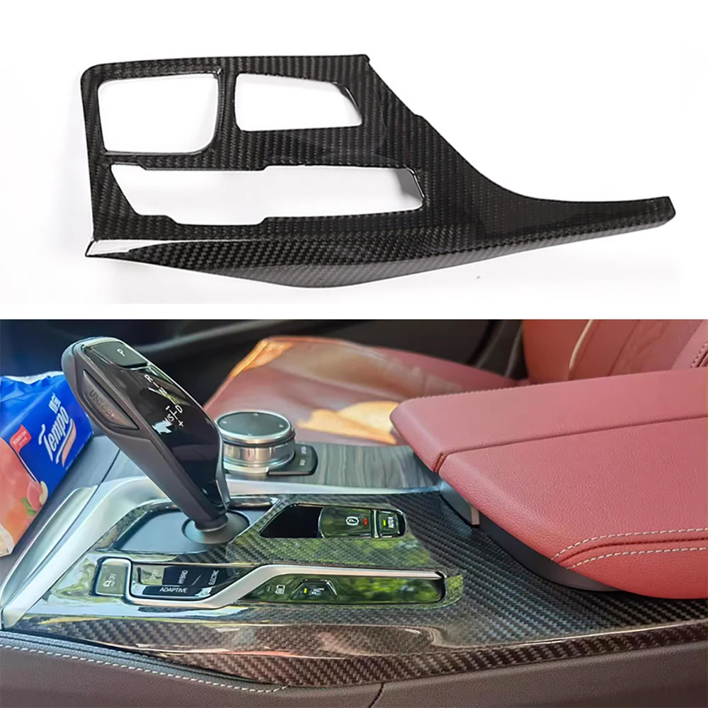 

Car Styling for LHD BMW 5 Series G30 G38 6 Series GT G32 Real Carbon Fiber Interior Central Console Gear Panel Kit 2018-2022