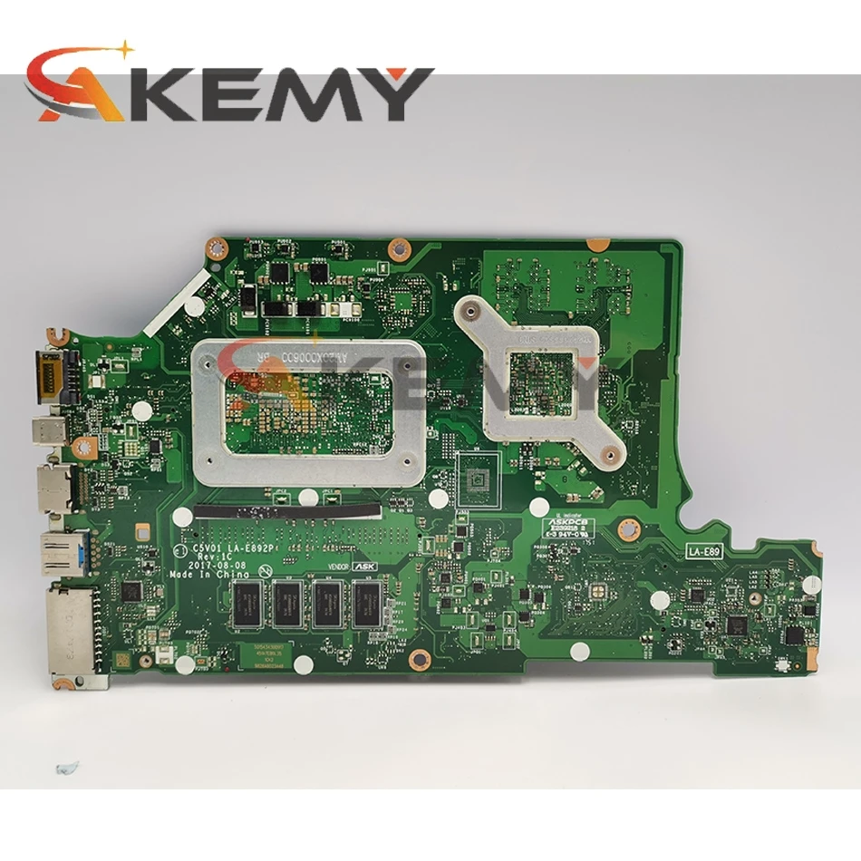 Billig Akemy LA-E892P MainBoard W / I5 8250U CPU 4G RAM MX130 GPU Für ACER Aspire A515-51 A515-51G A615-51G A615-51 Laptop Motherboard