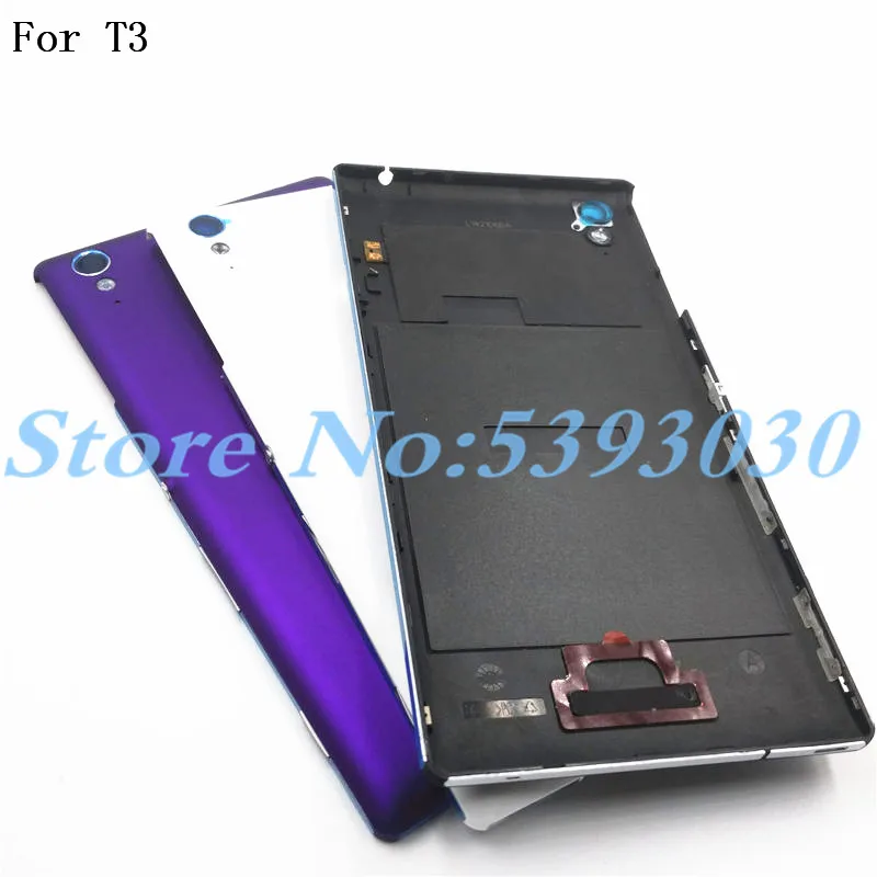 Оригинальная крышка батареи для sony Xperia T3 D5102 D5103 D5106 M50W задняя батарейного отсека с