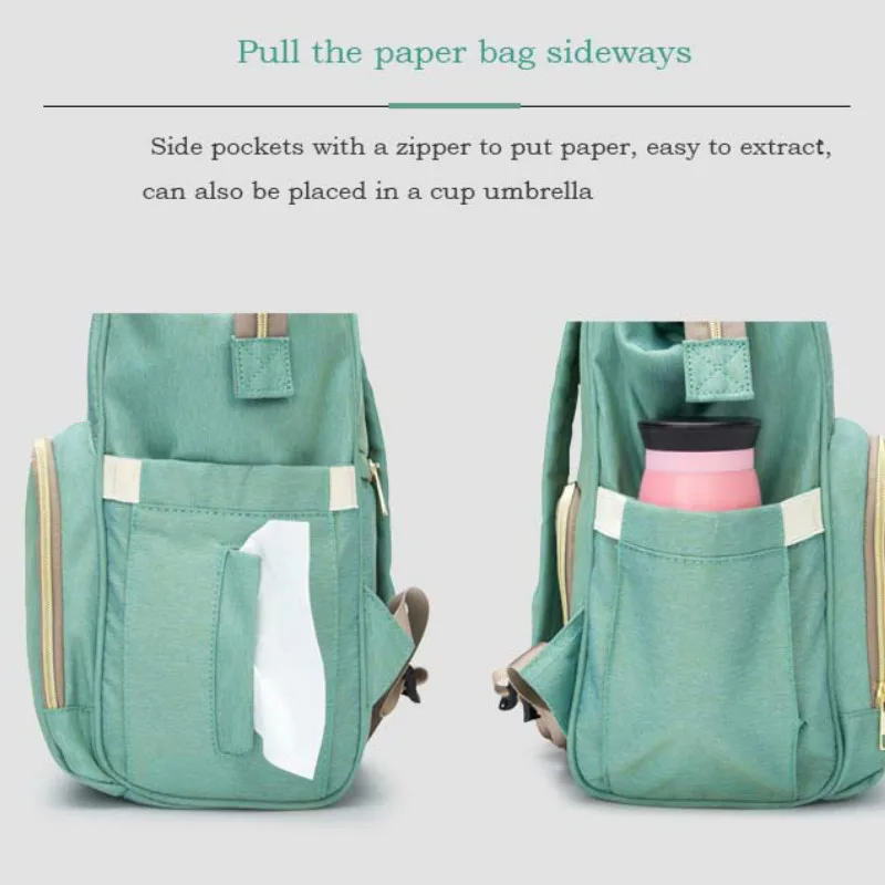 Сумка для детской коляски брендовый вместительный рюкзак мам и подгузников