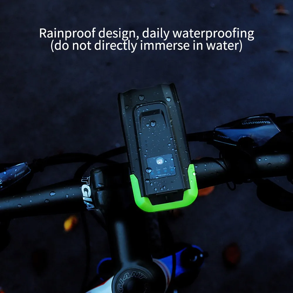 4000 мАч индукционный велосипедный передний светильник набор USB Перезаряжаемый