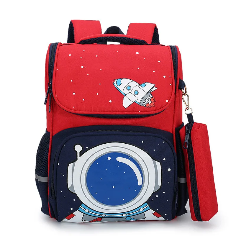 Children's Schoolbag New Cartoon Space Backpack Korean Large-Capacity Student Waterproof Schoolbag