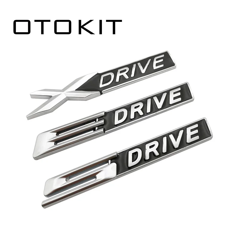 3D черная металлическая хромированная матовая наклейка Xdrive X Drive Sdrive S с эмблемой 3 4
