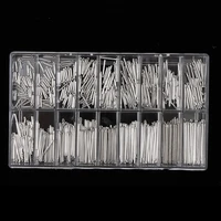 360pcs watch band cotter pin assortment with large industrial storage case