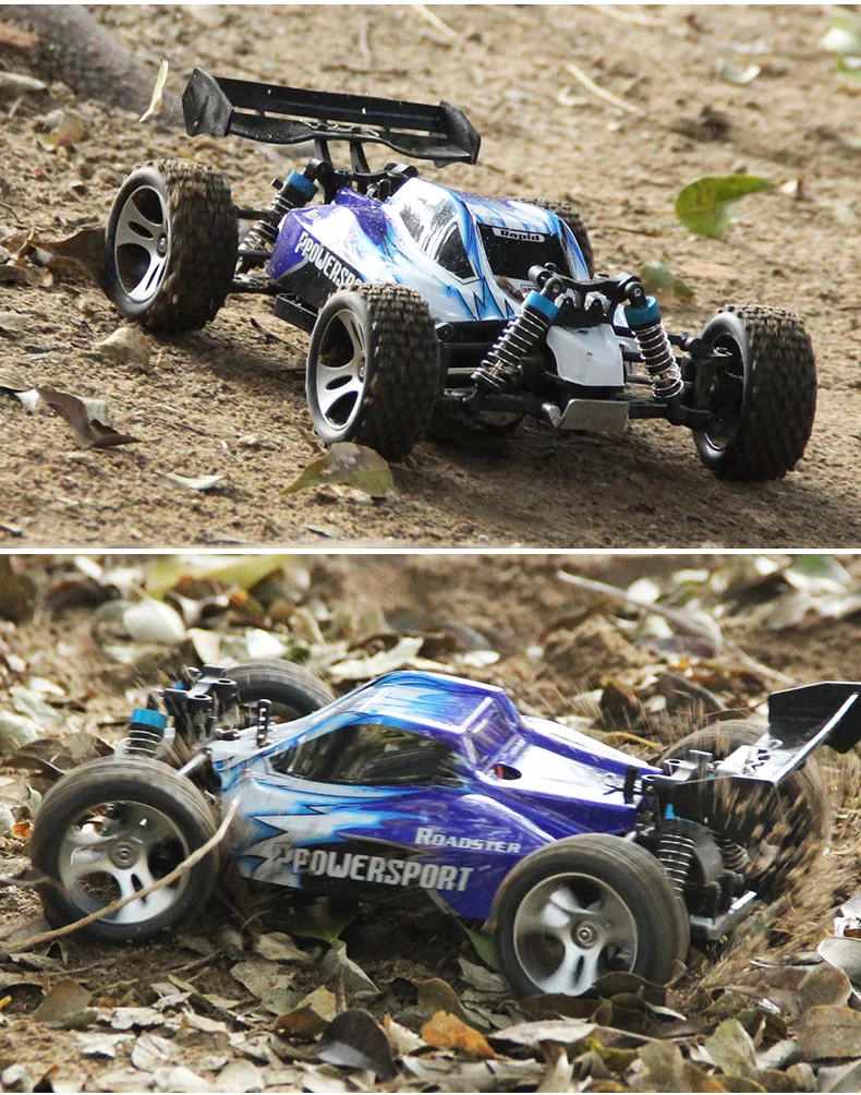 WLtoys RC автомобиль A959 2 4G 1/18 масштаб внедорожный багги высокая скорость Гоночный