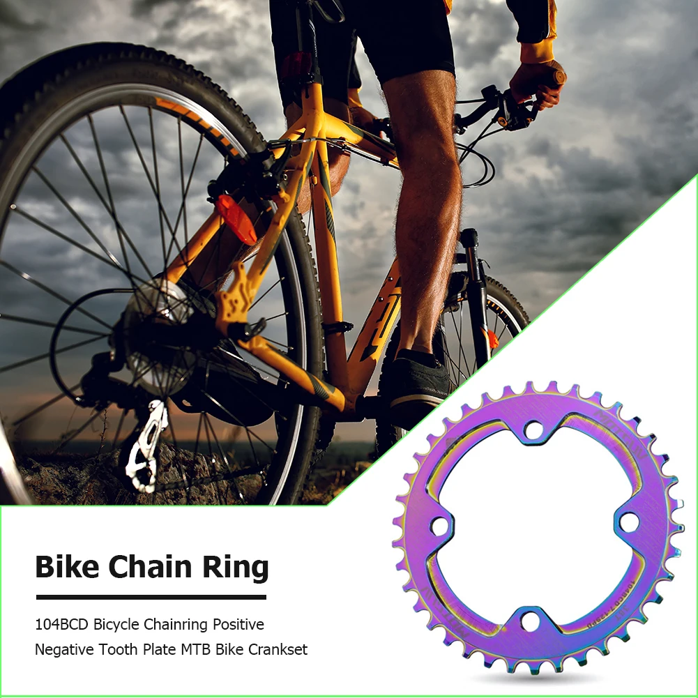 104BCD MTB стандартная зубная пластина набор кривошипов для велосипеда детали колеса