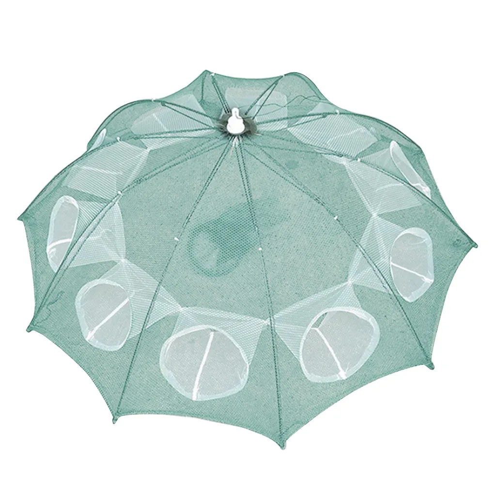 Усиленная Автоматическая рыболовная сеть с 4 20 отверстиями клетка для креветок