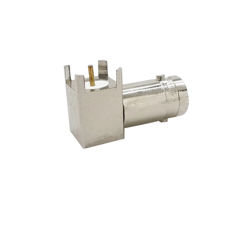 Радиочастотный коаксиальный адаптер BNC гнездо шасси PCB крепление под прямым