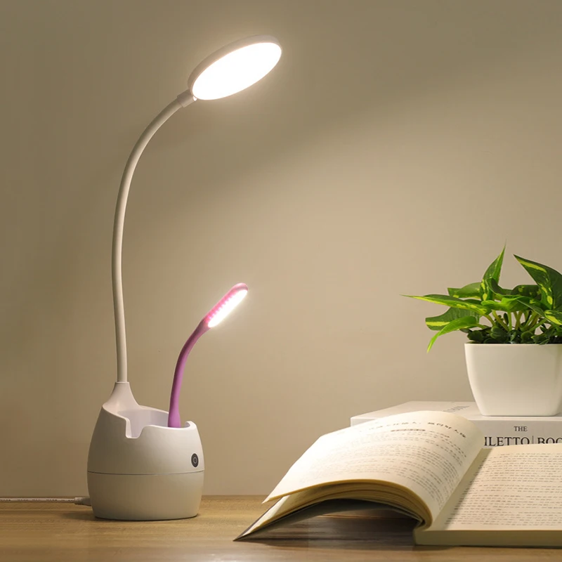 Светодиодный настольный светильник для глаз с держателем ручки держатель