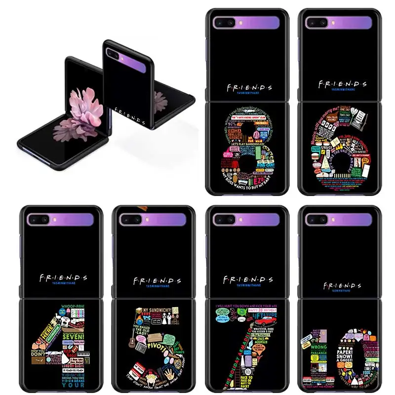 

Friends Cell Phone Case For Samsung Galaxy Z Flip 3 5G Z Flip3 Cover SmartPhone Hard PC Coque Fundas Capa