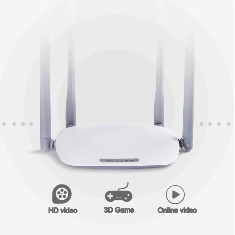 Белый 4 Wifi антенна 300 Мбит/с Openwrt маршрутизатор система OEM бренд заказной беспроводной маршрутизатор производитель для домашнего беспроводного маршрутизатора - Цвет: Белый