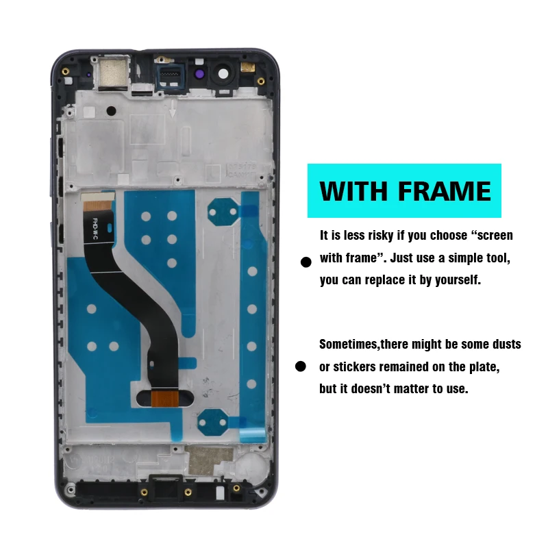 ЖК-дисплей для HUAWEI P10 Lite 5 2 '' сенсорный экран с рамкой ЖК-экран was-lx1 was-lx1a Nova