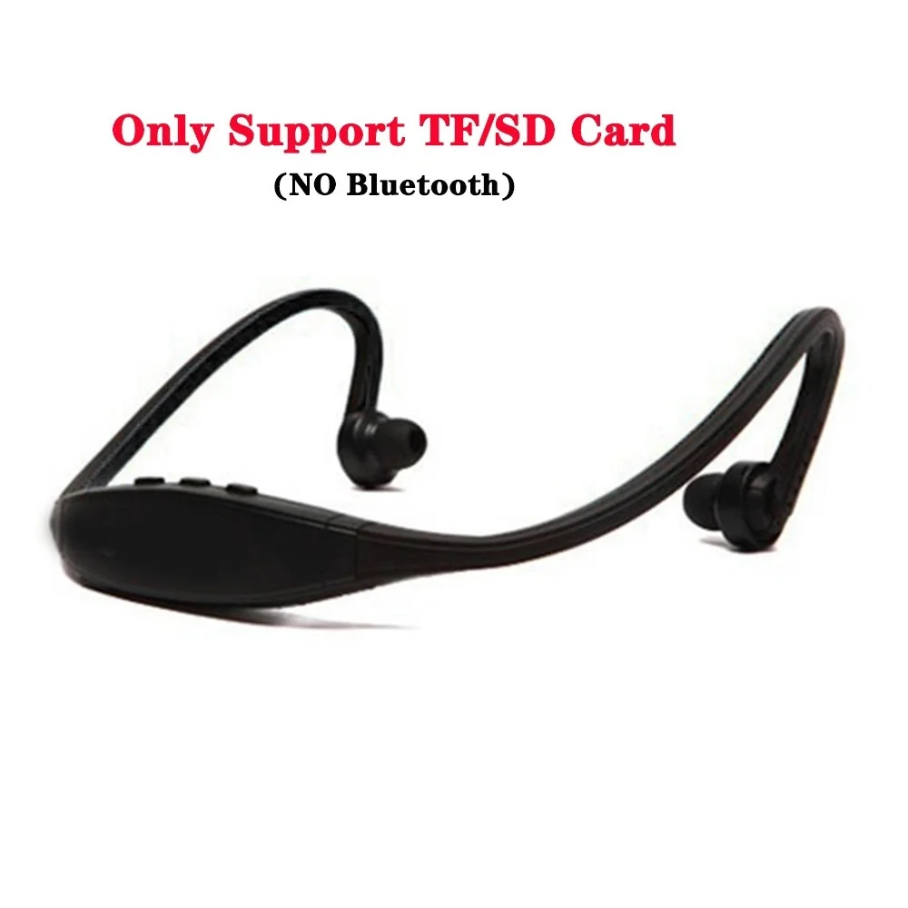 Card only S9 Bluetooth наушники беспроводные Спортивные Bluetooth наушники Поддержка TF/SD карты микрофон для iPhone huawei XiaoMi телефон - Цвет: Card only