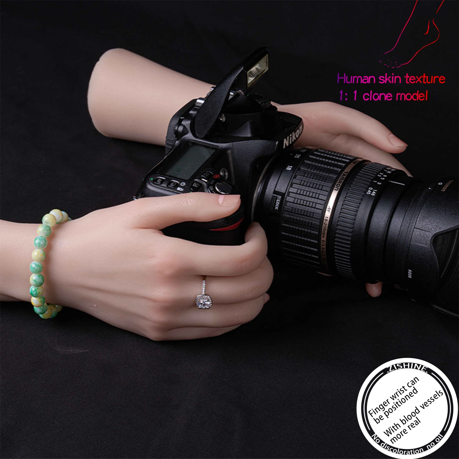 Женская модель руки видимые кровеносные сосуды поддельные жидкие силиконовые