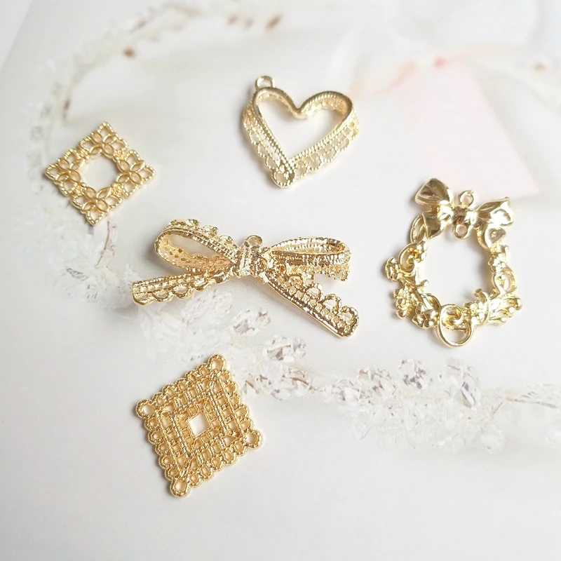 Diy ювелирные аксессуары ручной работы металлические геометрические бабочки узел