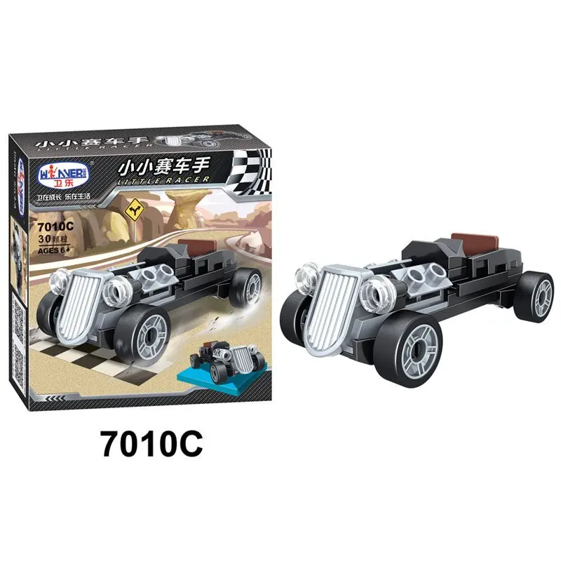 212 шт. гоночный автомобиль совместимый с брендом скоростной чемпион городской