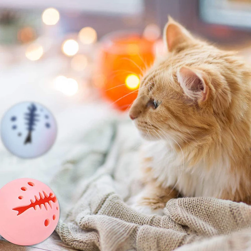 MESNUG 3 упаковки кошачий светильник шар Забавный вес нетоксичный колокольчик