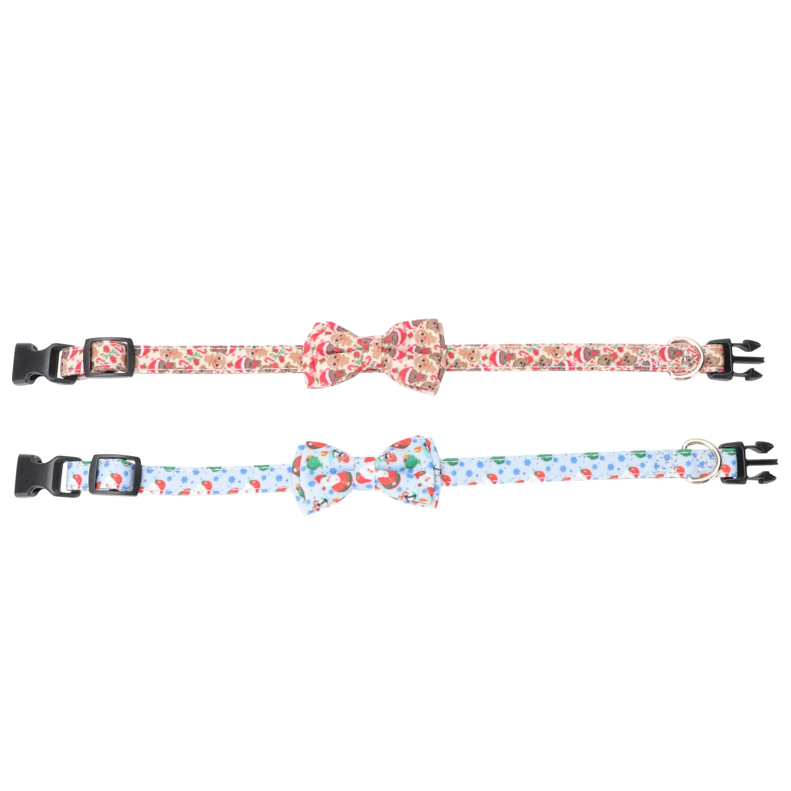 

2pcs Adjustable Cat Collars Bow Tie Fashion Pet Collars Pet Decor Accessories