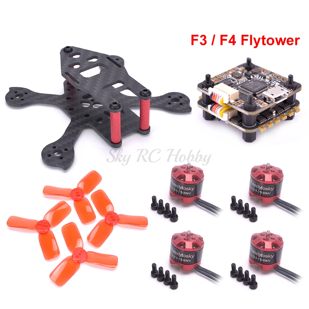IX2 90 мм 90frame Mini F3/F4 Flytower интегрированный OSD 25A 4 в 1 BLHeli ESC 1104 7500KV двигатель