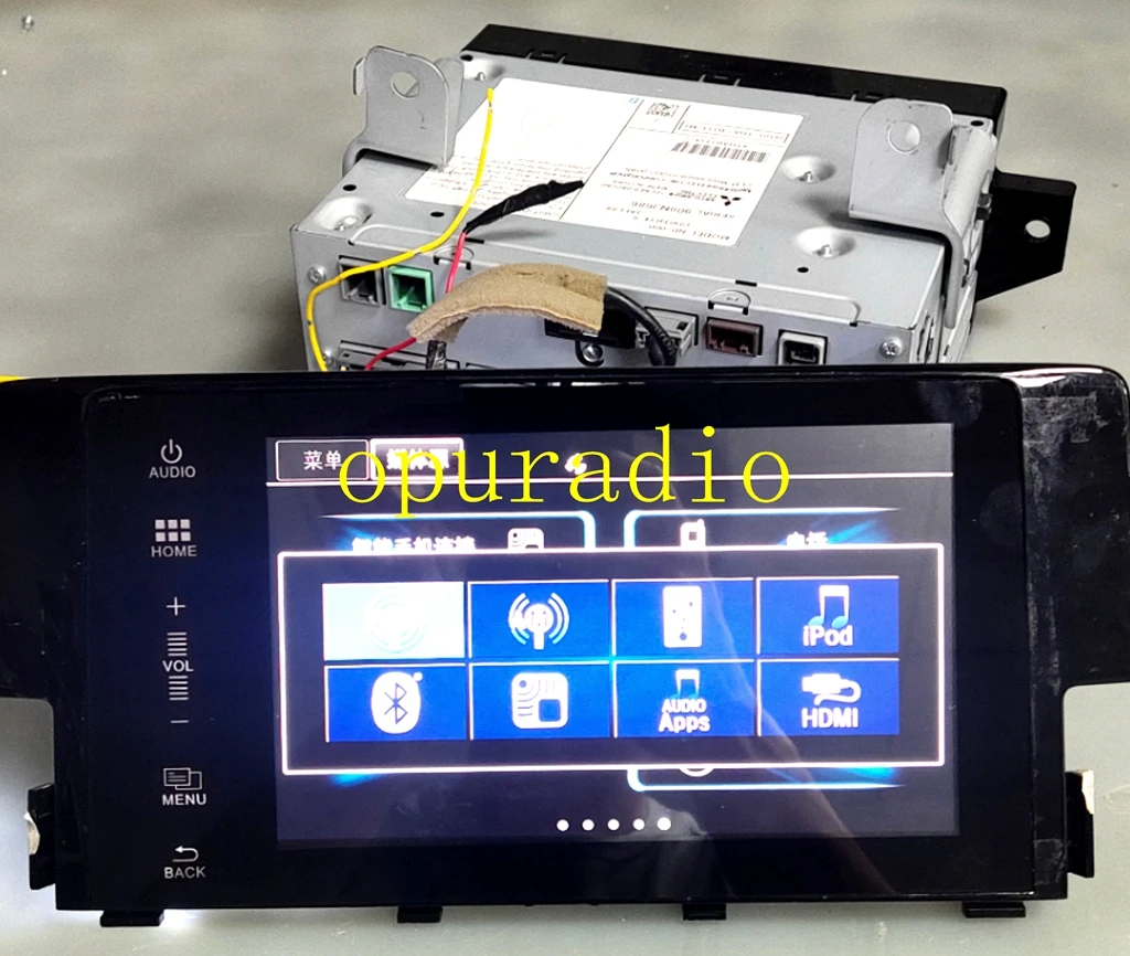 Бесплатная доставка 7-дюймовый сенсорный экран стеклянный дигитайзер для 10-го Honda