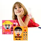 Детские развивающие игрушки-головоломки, игрушки для самостоятельного изменения эмоций, детские игрушки-головоломки, Обучающие игрушки, распознавание 30*30 см, D3T7