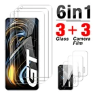 Защитный стеклянный чехол 6 в 1 для Realme GT 5G GT Neo, пленка для объектива realme narzo 30 30a realmi 7 8 5G 6 7 8 pro, закаленное стекло