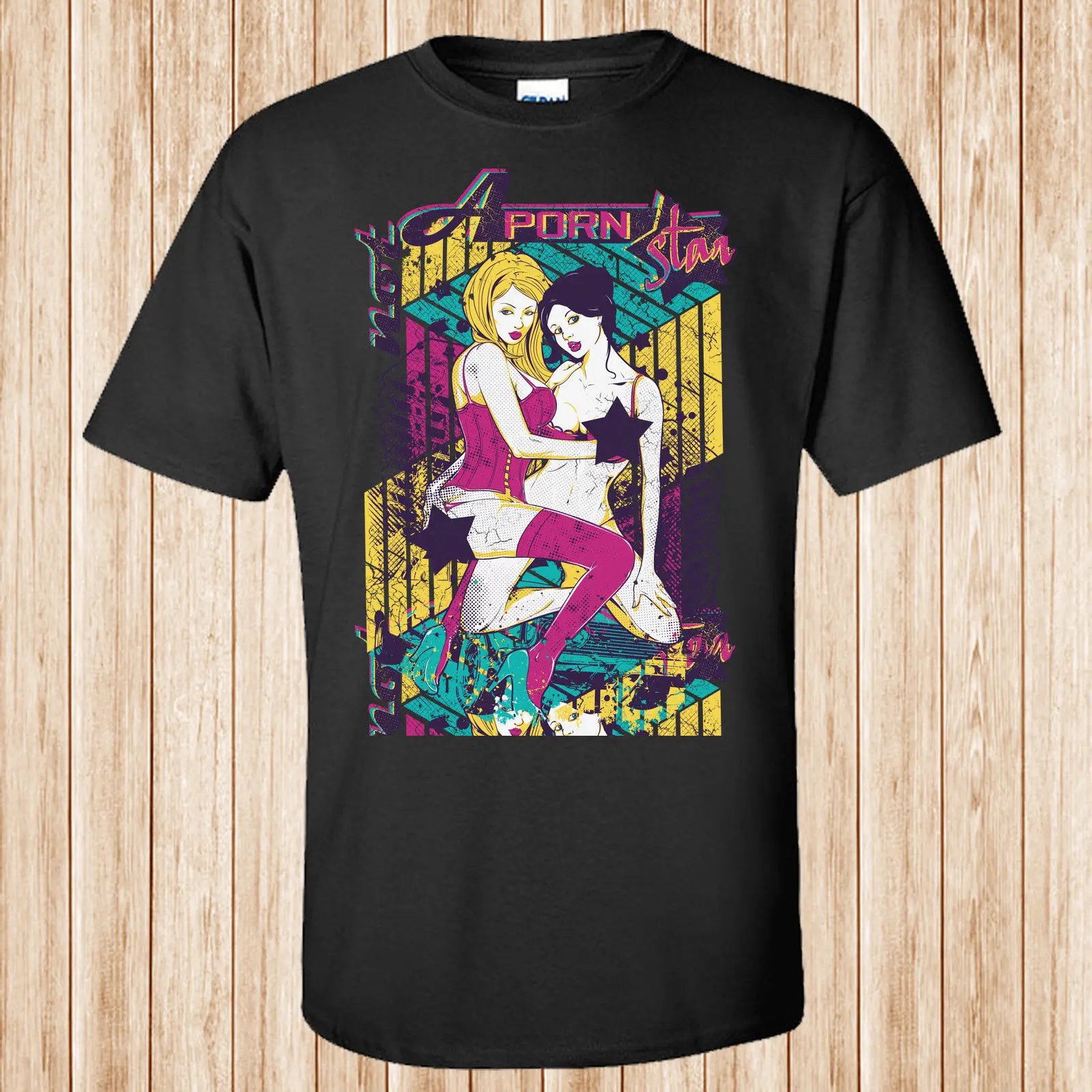 Лидер продаж футболка с порно звездой для девочек Мужская Летняя Повседневная