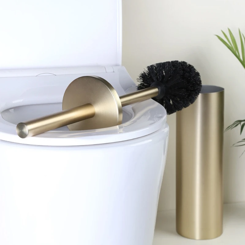 

Long Handle Floor-Type Toilet Brush with Holder Blind Angle Cleaning Brush Home 28GF