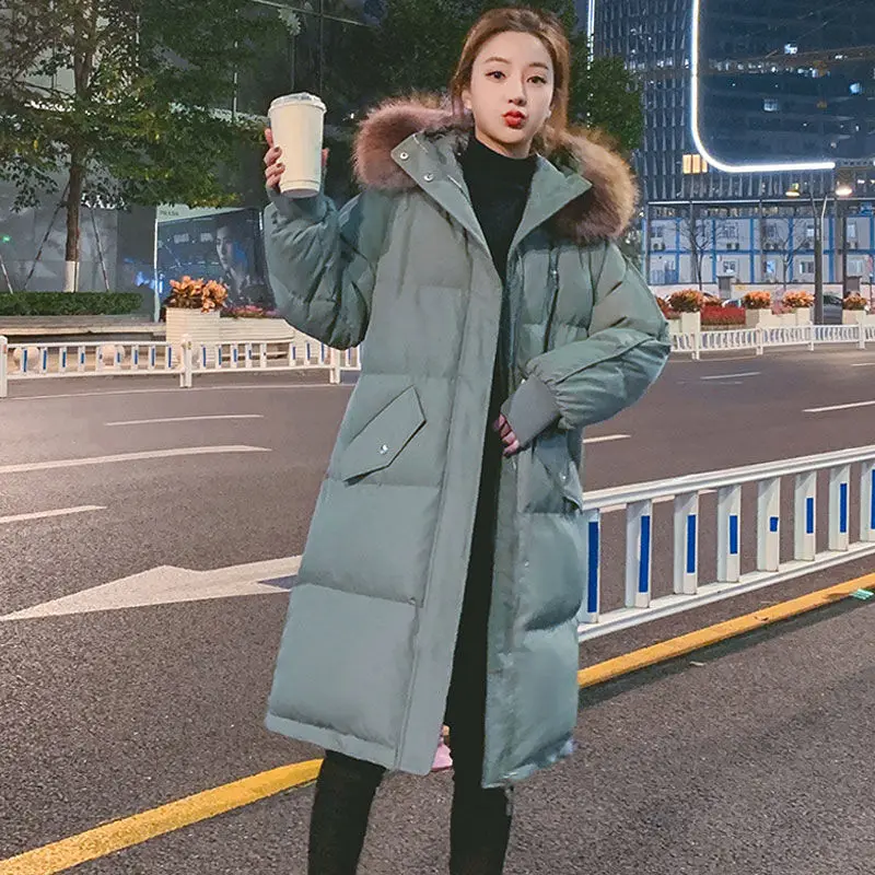 Winter Jacket 2021 New Loose Cotton-padded Jacket Down Padded Jacket Korean Padded Jacket Women's Mid-length Thickened Student