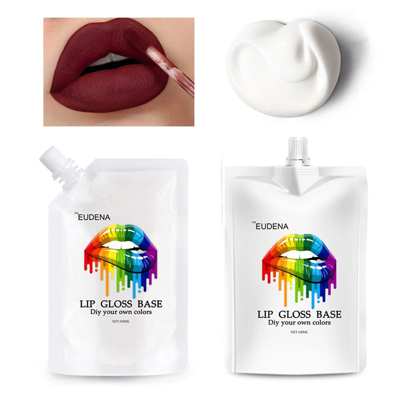 100 мл веганский прозрачный блеск для губ основа гель сделай сам увлажняющий