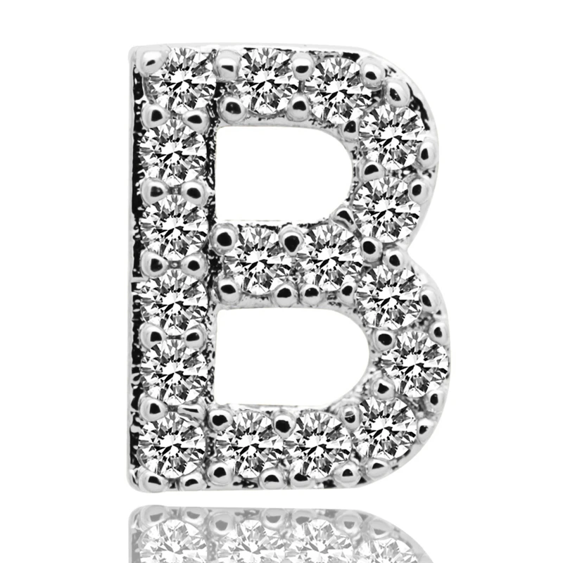 Хип-хоп 26 букв Золотые/серебряные зубы Grillz все Iced Out микро Pave CZ зубные грили с силиконовые Украшения для тела подарок B40