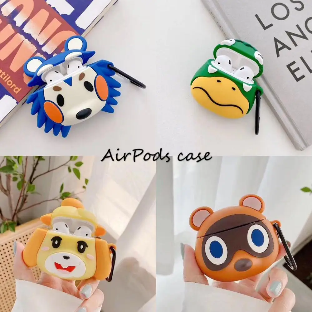 Милый силиконовый чехол для Airpods pro Apple Airpods2 1 Мягкий защитный наушников с