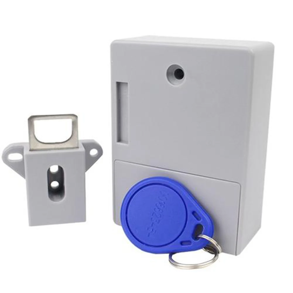 

T3 New-Invisible RFID IC Card Intelligent Sensor Wardrobe Lock Cabinet Cupboard Shoe Cabinet Drawer Lock Electronic Lock
