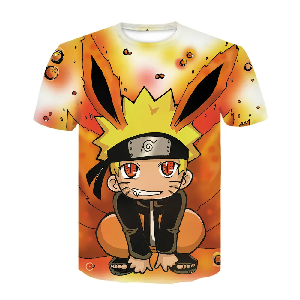 

Anime 3D T-shirt men and women cartoon O-neck shirt Harajuku clothes fashion casual breathable 2021 models