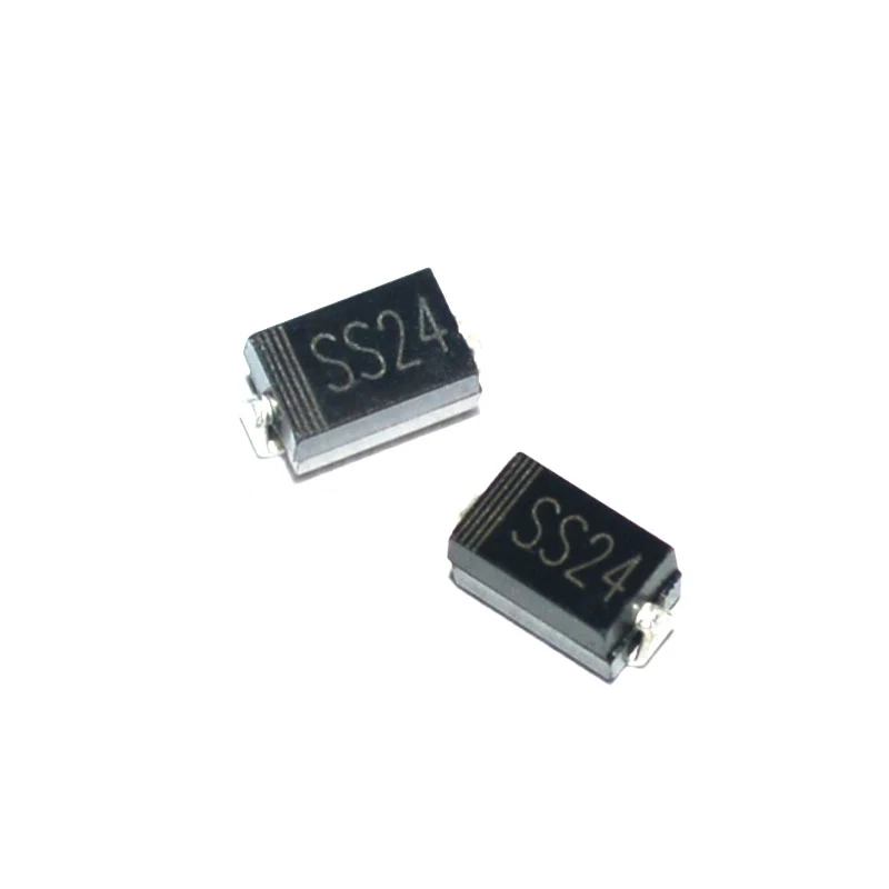 100 шт./лот 1000 шт./лот 3000 шт./лот Бесплатная доставка 100% оригинальный SMD диод Шоттки SS24 SB240 SMD SR240 2A 40V SMA