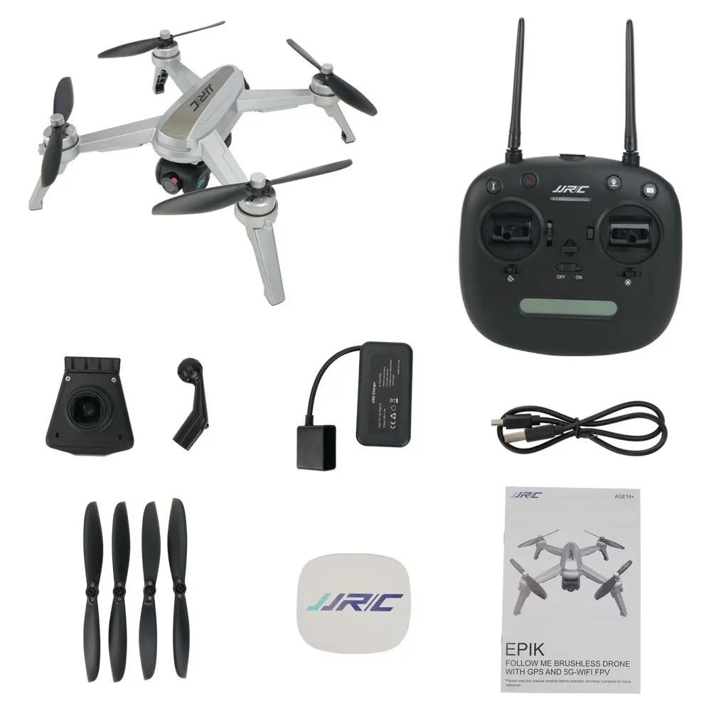 

JJPRO X5 5G WIFI FPV Brushless With 1080P HD Camera Point of Interest GPS RC Drone Quadcopter RTF