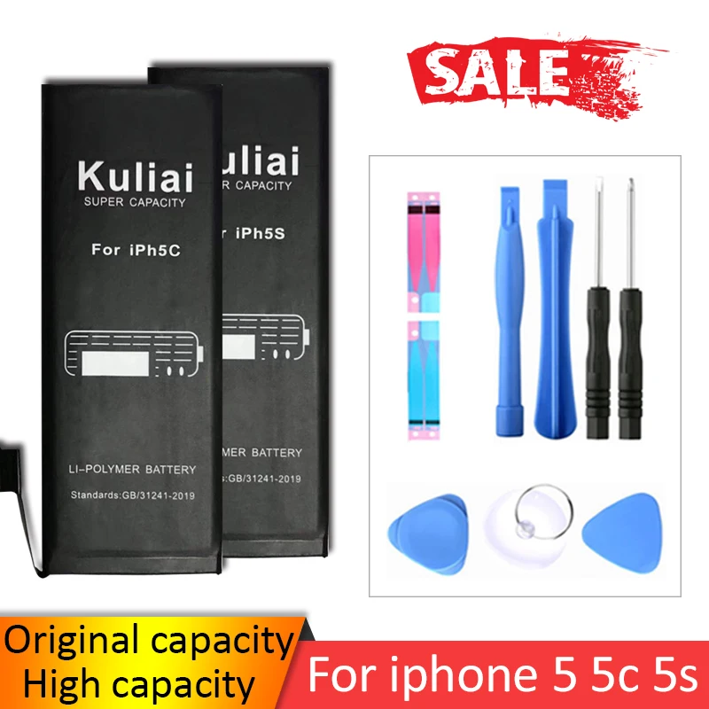 100% новый аккумулятор нулевого цикла реальной емкости для iPhone 5 5S 5C в пределах