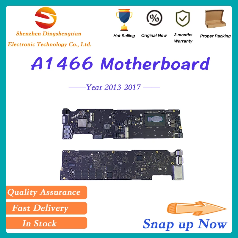 

Tested A1369 A1466 Motherboard For MacBook Air 13" A1466 Logic Board Cord 2 i5 i7 2GB 4GB 8GB 2010 2011 2012 2013-2017 Years