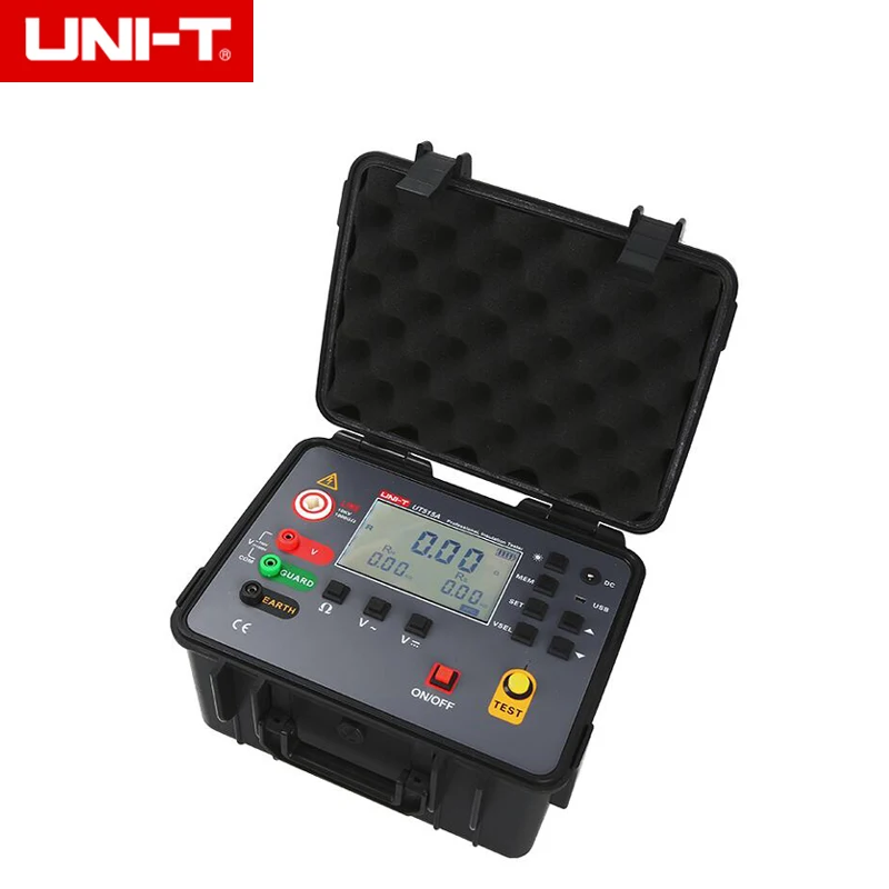 UNI T UT515A тестер сопротивления изоляции высокого напряжения большой экран