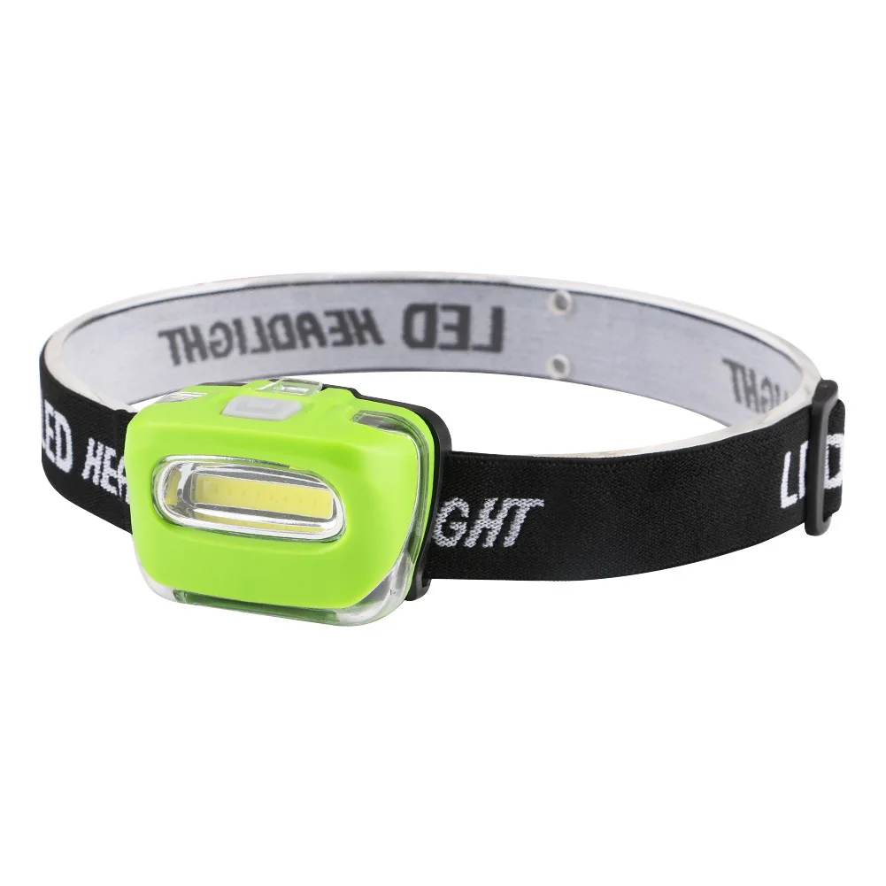 Green Горячий Портативный COB светодиодный мини-налобный фонарь светильник 3 режима головной светильник водонепроницаемый открытый велосипед туристическое снаряжение - Цвет: Green