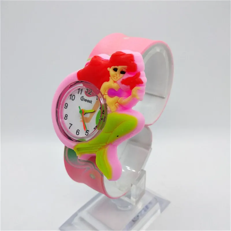 Новинка 2020 красивые часы для девочек детские розовые Мультяшные красочные