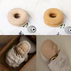 Реквизит для фотосъемки новорожденных с подушкой для позирования для новорожденных девочек и мальчиков студийный реквизит для фотосъемки с круглым пончиком 2 цвета