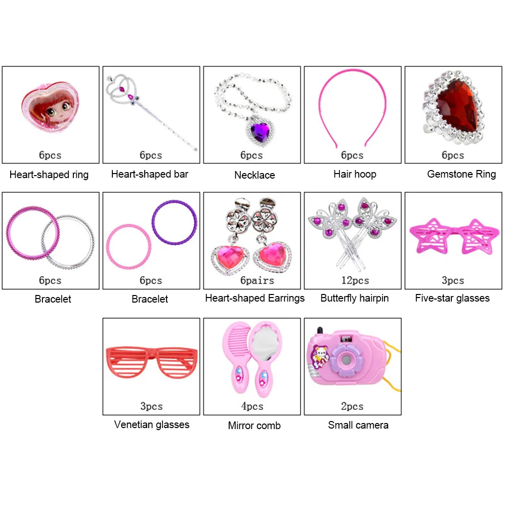 72 шт. набор аксессуаров для волос девочек|Салон красоты| |